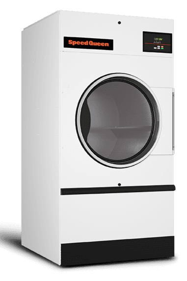 Commercial OPL tumble dryer for Caribbean hotel and institutional laundry